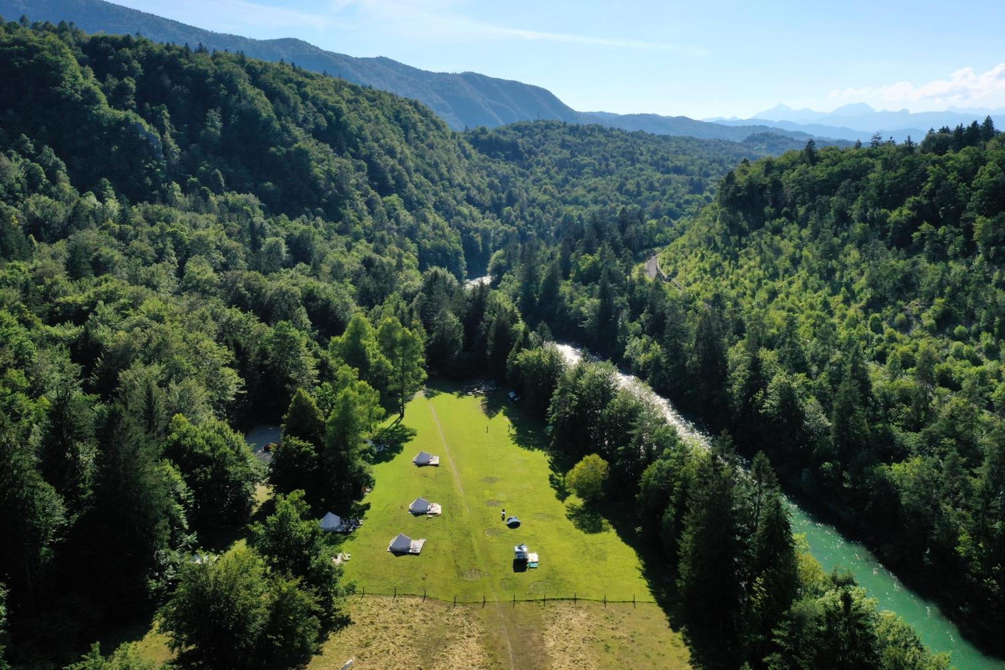 Eco River Camp - Pitches Radovljica Eksteriør bilde