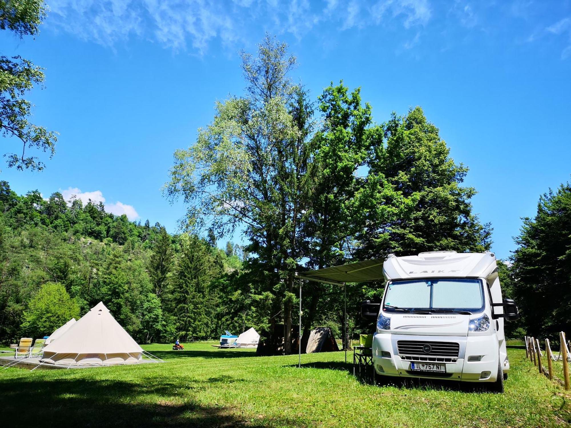 Eco River Camp - Pitches Radovljica Eksteriør bilde