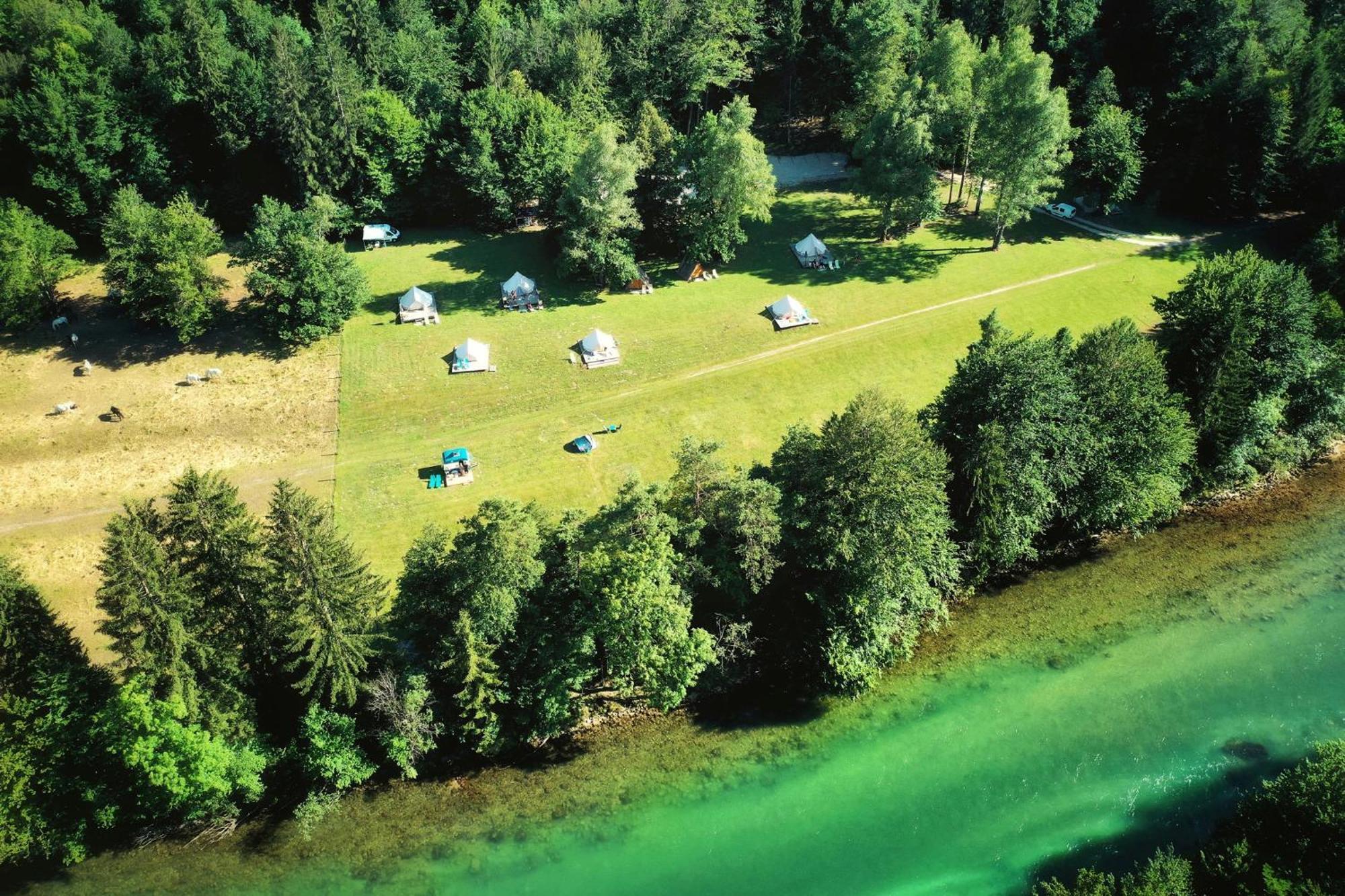 Eco River Camp - Pitches Radovljica Eksteriør bilde